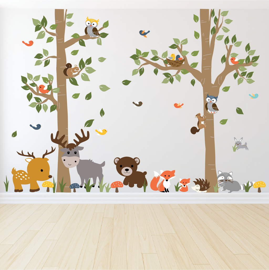 Forest Friends Wall Decals
