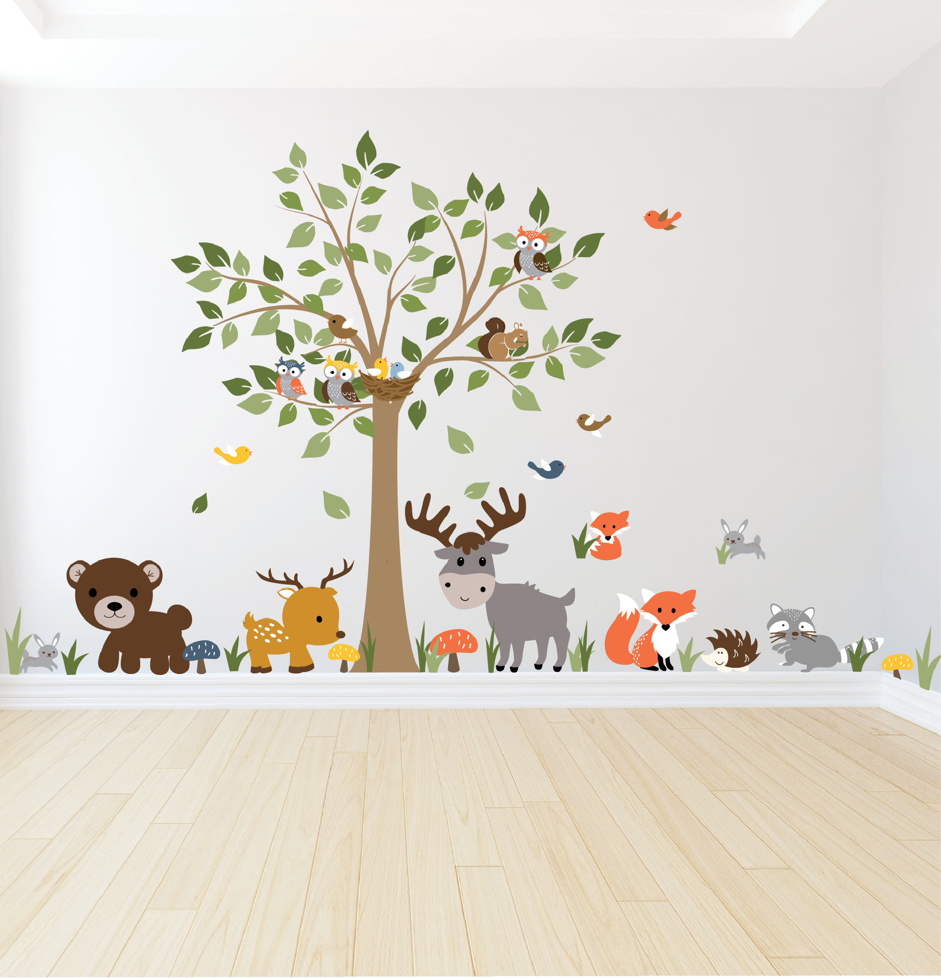 Forest Friends Wall Decals