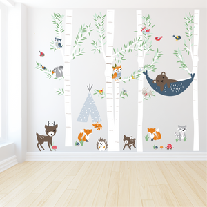 Nature Forest Tepee Wall Decals